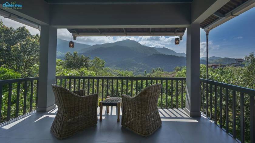 resort with balcony views in Wayanad